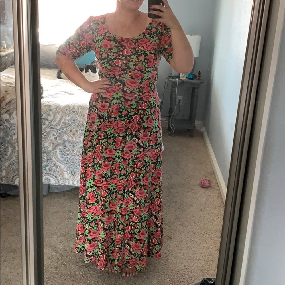 Floral lularoe Ana dress